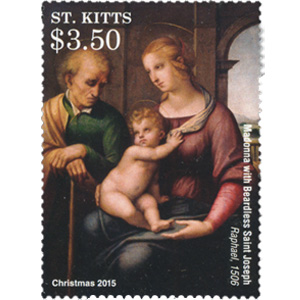 クリスマス切手の画像